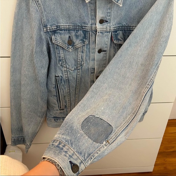 Vintage Levi’s Jean Jacket Sashiko Repaired - Picture 2 of 10